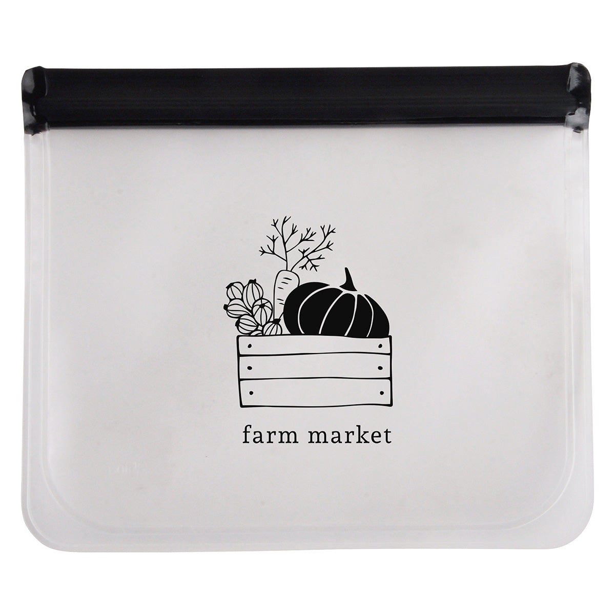 Sunflower PEVA Zip Closure Utility Bag