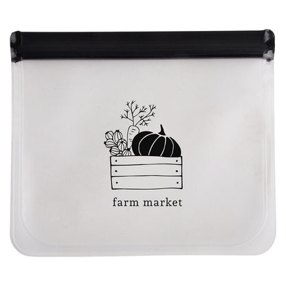 Sunflower PEVA Zip Closure Utility Bag