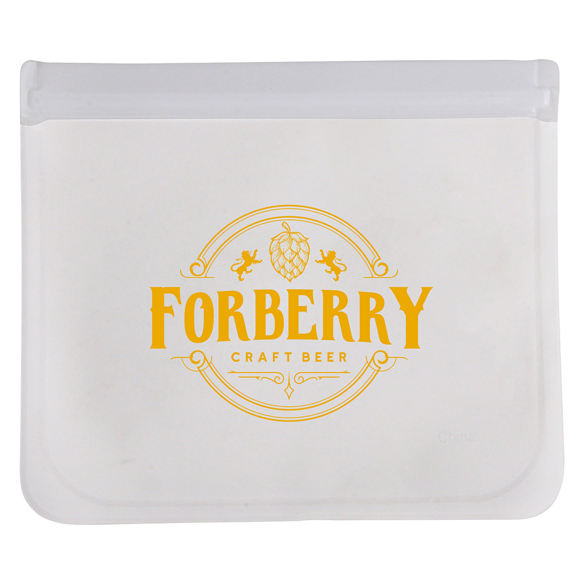 Sunflower PEVA Zip Closure Utility Bag