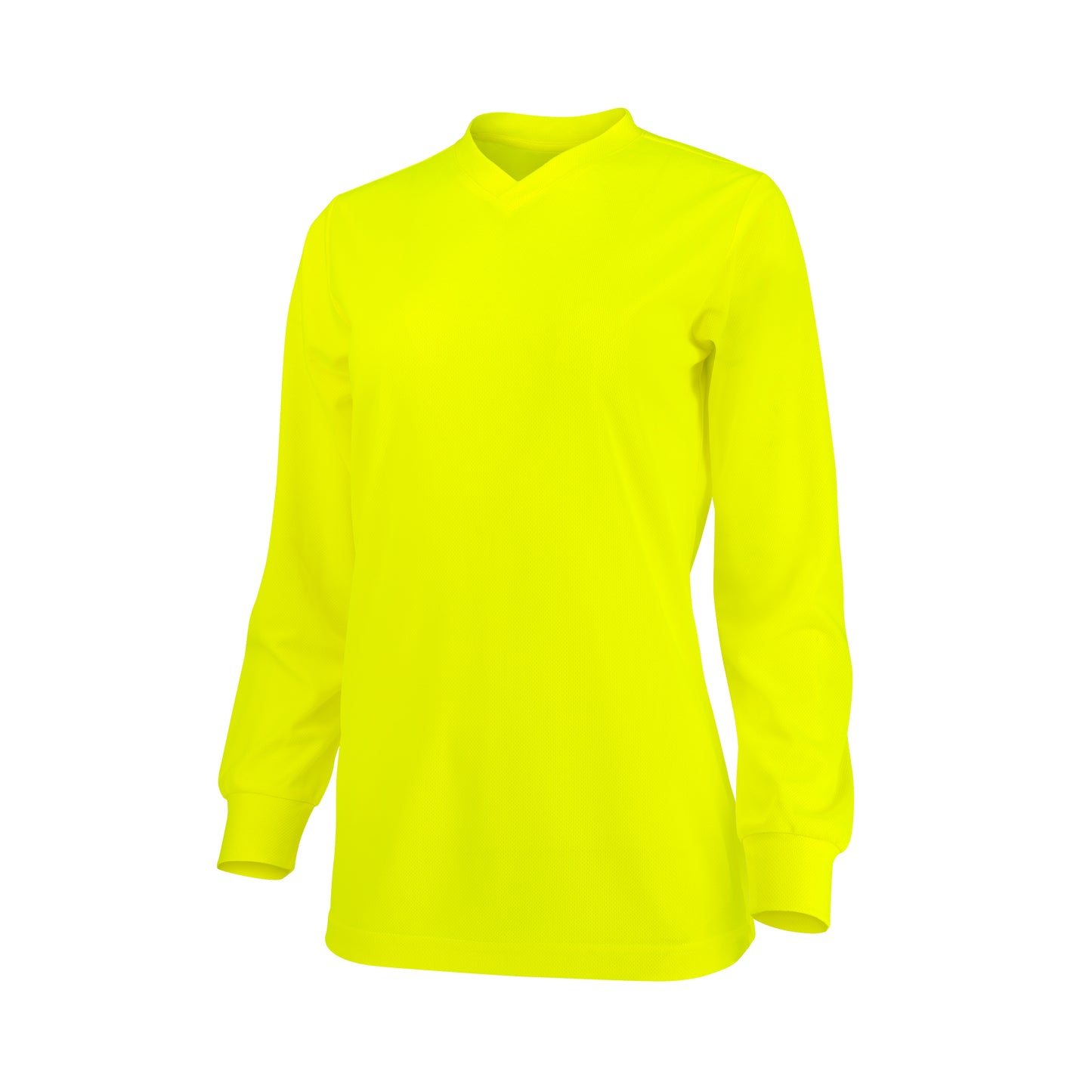 ST21W Women's Non Rated Hi-Vis Long Sleeve Shirt with Max-Dri™ - Green - Size XL