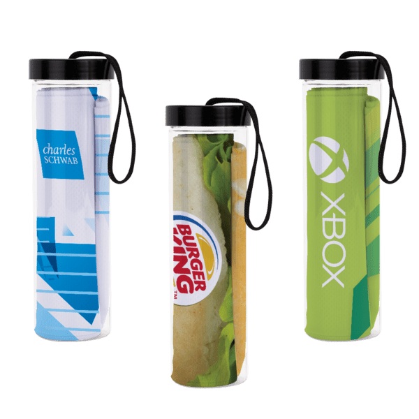 Dye-Sublimated Cooling Towel w/ Storage Tube