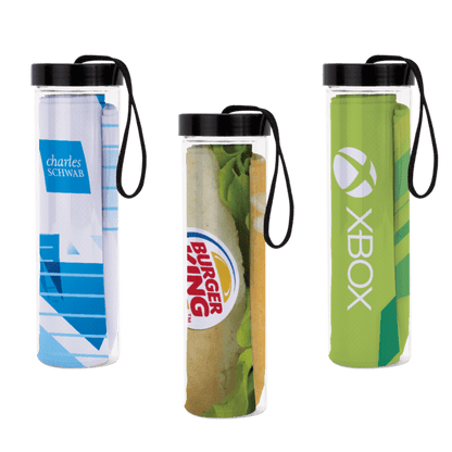 Dye-Sublimated Cooling Towel w/ Storage Tube
