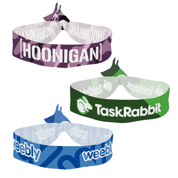 3/4" Dye-Sublimated Fold Over Elastic Hair Tie