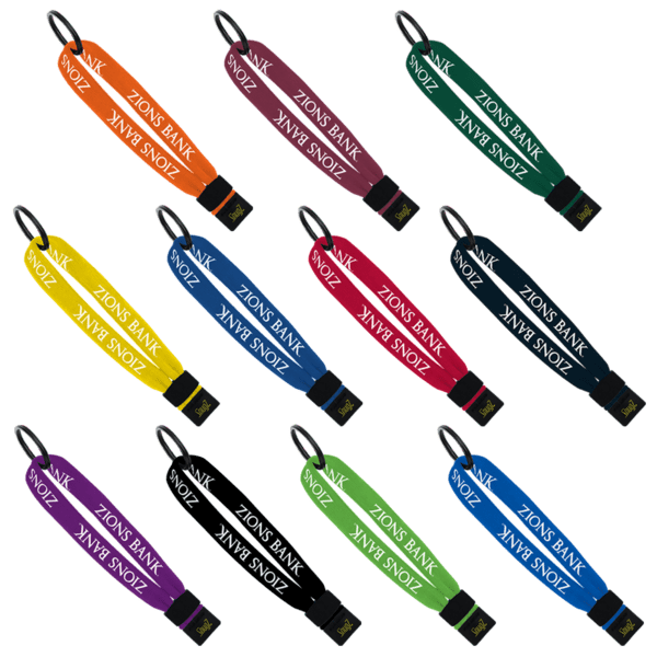 1/2" Cotton Wrist Retainer with Slider & Metal Split-Ring