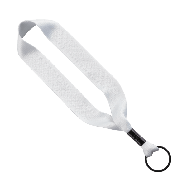 3/4" Polyester Key Chain with Crimp Split Ring