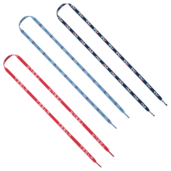 3/8" Recycled Waffle Weave Dye-Sublimated Shoelaces