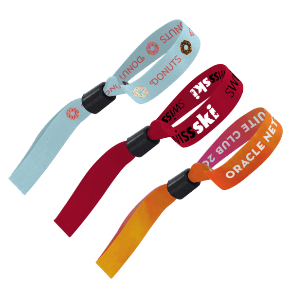 1/2" Dye-Sublimated Wristband with Locking Slider