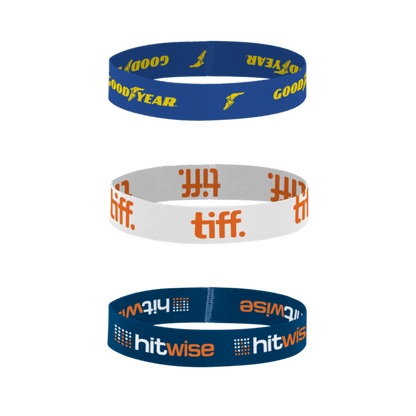 1/2" H x 7" L Dye-Sublimated Stretchy Elastic Bracelet