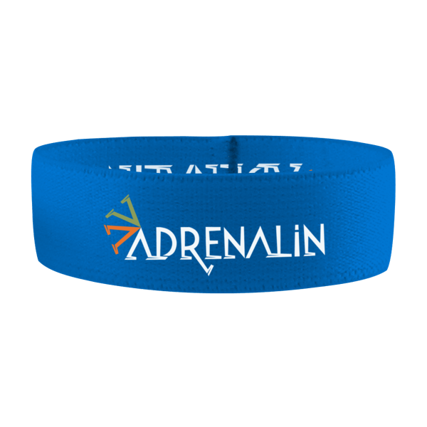 3/4" wide x 7" long Dye-Sublimated Stretchy Elastic Bracelet