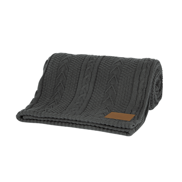 Cable Sherpa Blanket