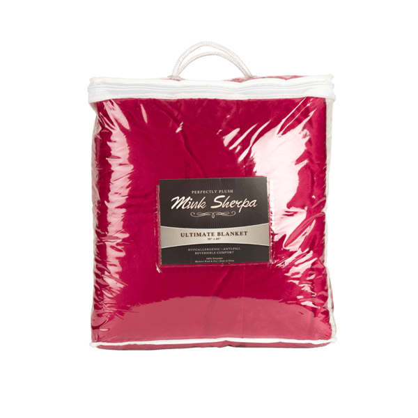 Mink Sherpa Blanket - Solid