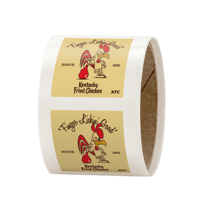 3" x 3" Square Roll Labels