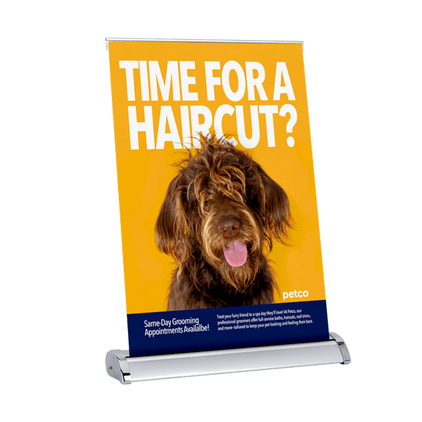 Retractable Tabletop Banner