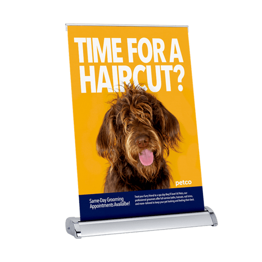 Retractable Tabletop Banner