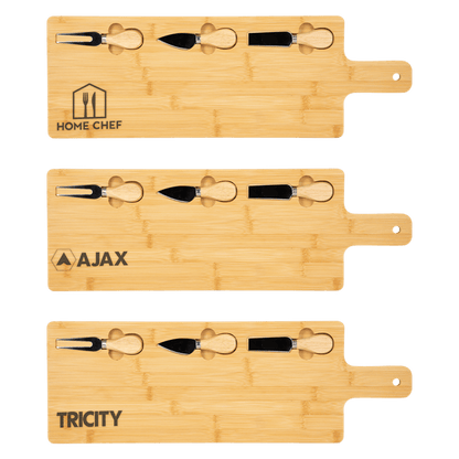 Long Charcuterie Board w/ Utensils