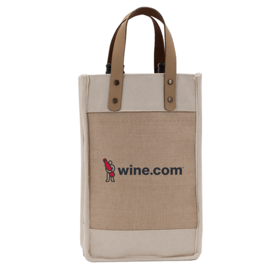 Sonoma Cotton Jute Wine Cooler Bag