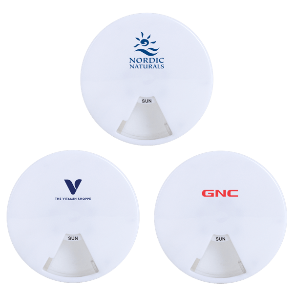 White Everyday Pill Organizer