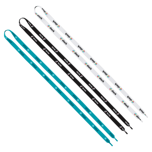 IMPORT 1/2" x 36" Imported Dye-Sublimated Shoelaces w/Belly Band