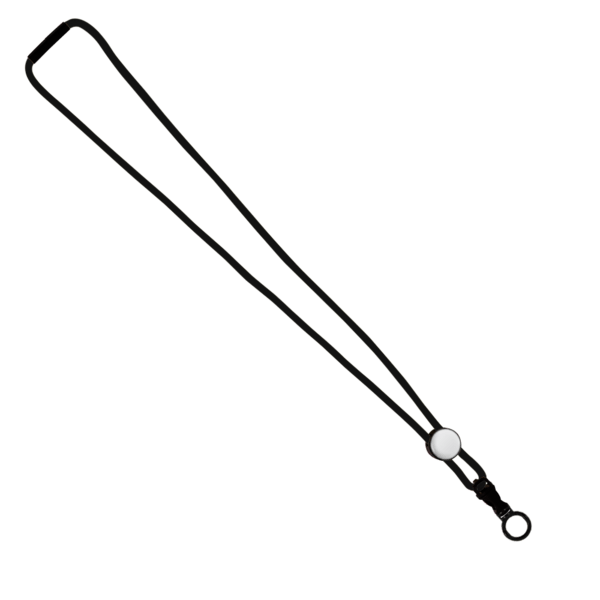 3/16" Nylon Cord Lanyard with Snap-Buckle Release, Standard O-Ring & Slider