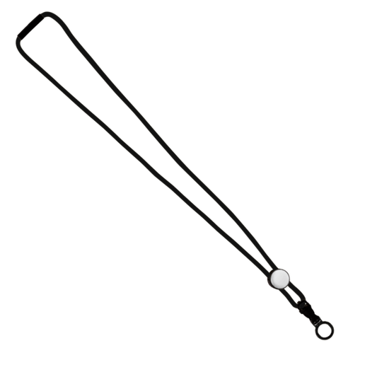 3/16" Nylon Cord Lanyard with Snap-Buckle Release, Standard O-Ring & Slider
