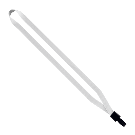 1/2" Polyester Lanyard with Non-Swivel Plastic Hook