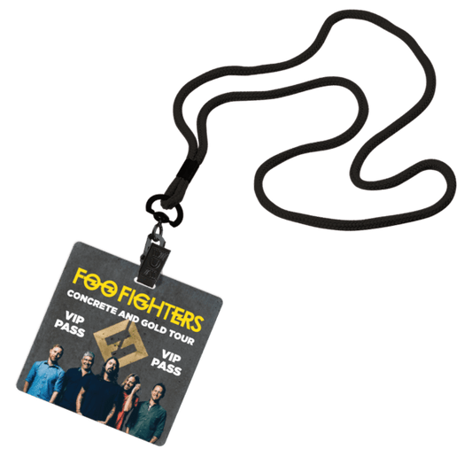 Black 1/8" Polyester Cord Lanyard with Bulldog Clip and 3 1/2"x3 1/2" ID Badge