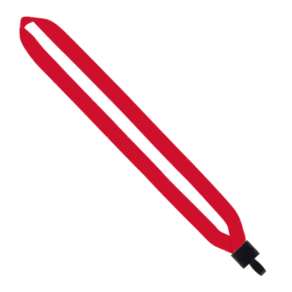 3/4" Polyester Lanyard with Non-Swivel Plastic Hook
