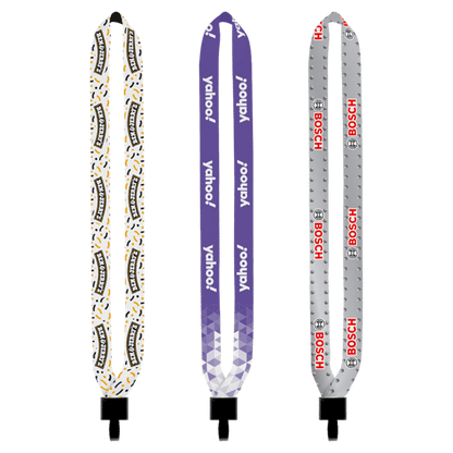 3/4" Dye-Sublimation Lanyard with Non-Swivel Plastic Hook