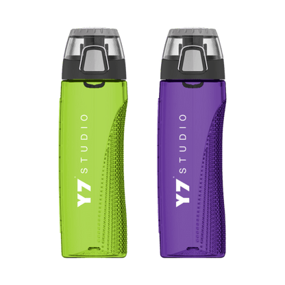 Custom 24 oz. Thermos® Hydration Bottle Made with Tritan™ and Rotating Intake Meter