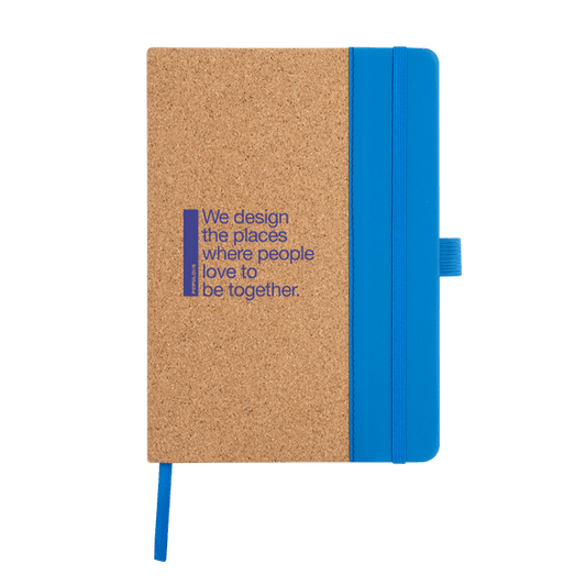 Hickory Cork & Recycled PU Notebook