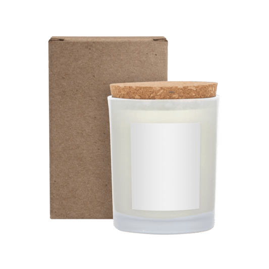 Niva Frosted 6oz Candle With Cork Lid