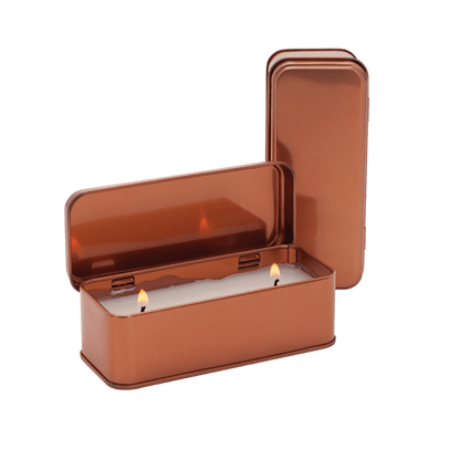 2.25 oz. Scented Copper Rectangular Candle