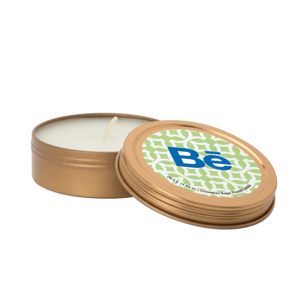 Custom 2 oz. Scented Candle in Screw-Top Metal Tin