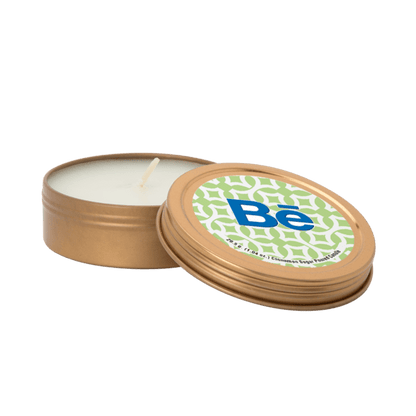 Custom 2 oz. Scented Candle in Screw-Top Metal Tin