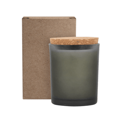 ZEN Niva Frosted Candle with Cork Lid