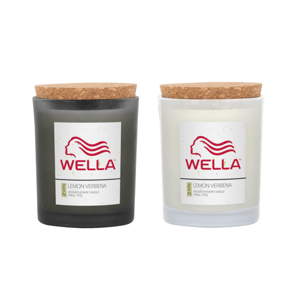 ZEN Niva Frosted Candle with Cork Lid