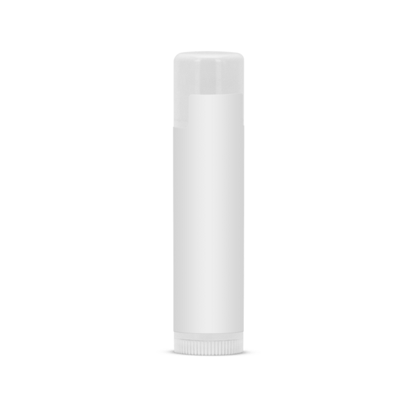 Lemon Verbena Natural Lip Balm in White Tube
