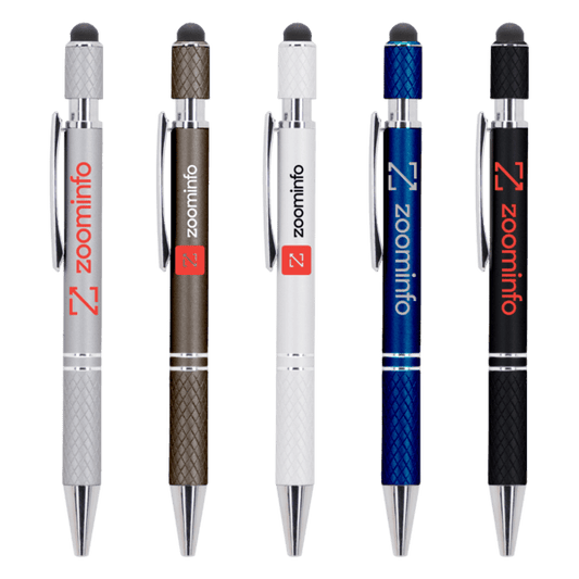 Spin-It Executive Metal Stylus Ballpoint Pen