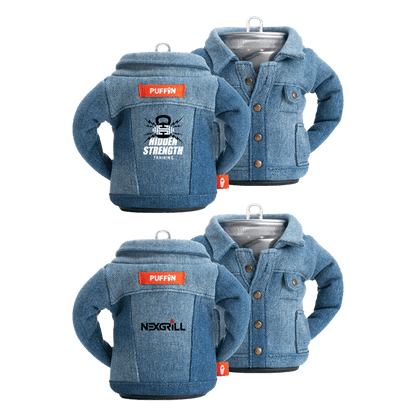 The Denim Can Cooler, By Puffin Drinkwear