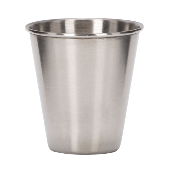 Pound One 2.5  oz Metal Shot Glass