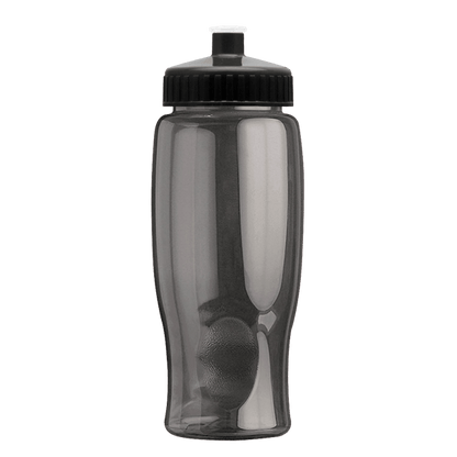 Rotation 27oz Transparent Contour Bottle w/Push-Pull Lid