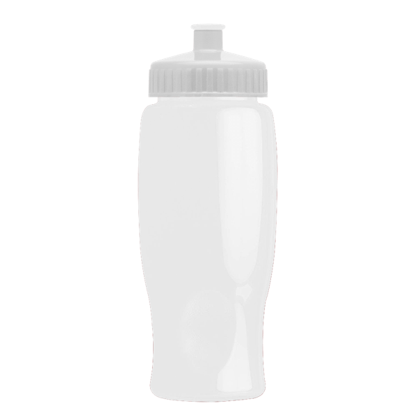 Rotation 27oz Transparent Contour Bottle w/Push-Pull Lid