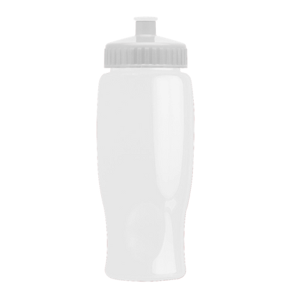 Rotation 27oz Transparent Contour Bottle w/Push-Pull Lid