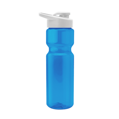 Blazer 28oz Transparent Bike Bottle w/Drink-thru Lid