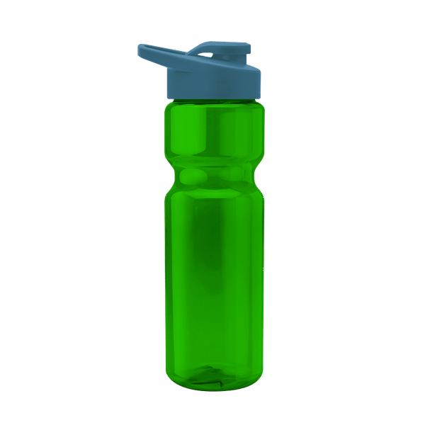 Blazer 28oz Transparent Bike Bottle w/Drink-thru Lid