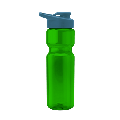 Blazer 28oz Transparent Bike Bottle w/Drink-thru Lid