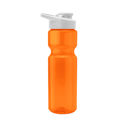 Blazer 28oz Transparent Bike Bottle w/Drink-thru Lid