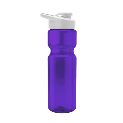 Blazer 28oz Transparent Bike Bottle w/Drink-thru Lid