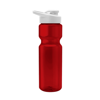 Blazer 28oz Transparent Bike Bottle w/Drink-thru Lid