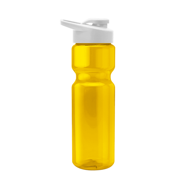 Blazer 28oz Transparent Bike Bottle w/Drink-thru Lid